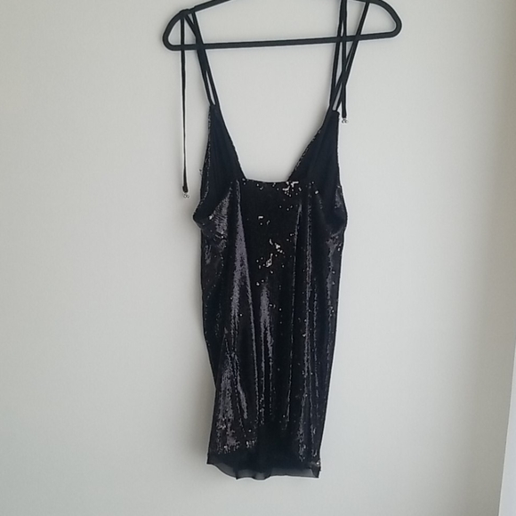 Free People Double Take Sequin Slip Size S - Picture 5 of 10